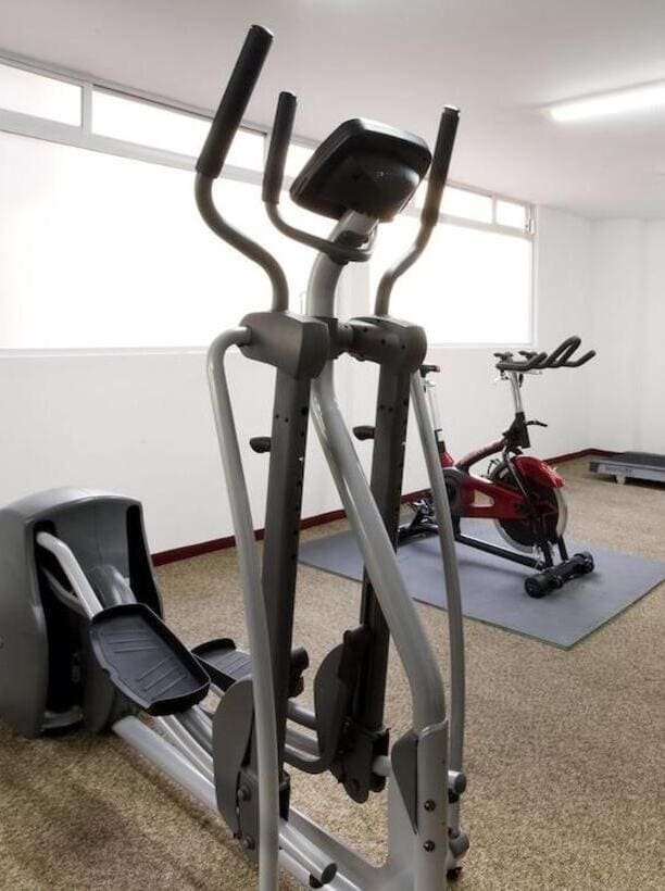 Gimnasio en Stanza Hotel, colonia Roma Norte, CDMX
