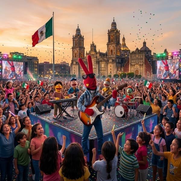 Concierto de 31 Minutos en el Zócalo por el Día del Niño y la Niña en CDMX 2026